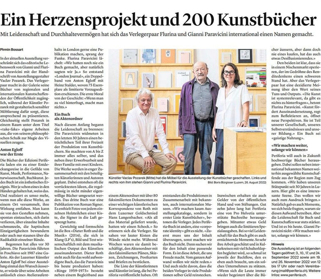 Luzerner Zeitung, 31.08.2022